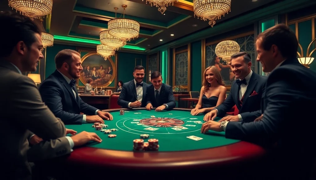 Engaging casino scene featuring luxurious gaming at https://33win.rentals/, highlighting excitement and elegance.