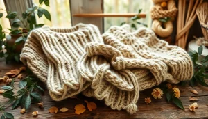 Showcase handcrafted garments from https://www.ound-ound.com with rich textures and natural elements.