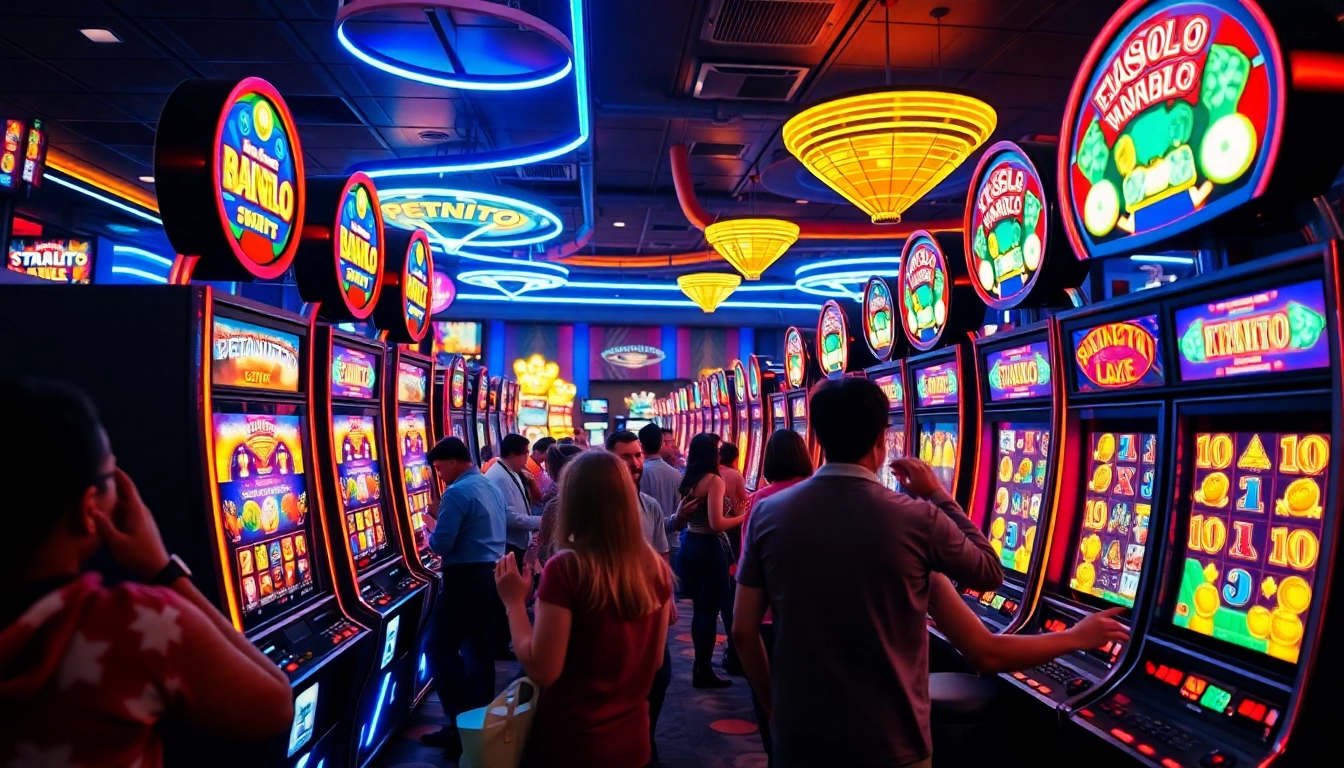 Jelajahi pengalaman menarik di petanitoto dengan mesin slot yang berwarna cerah dan penuh kemenangan.