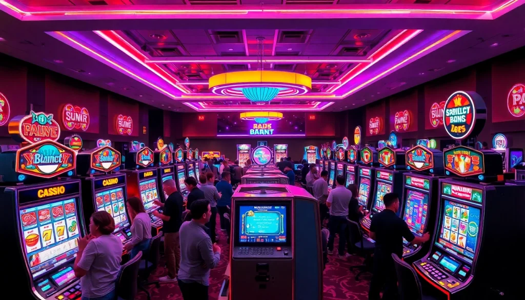 Menangkan jackpot di slot depo 1k dengan suasana kasino yang dinamis dan penuh energi.