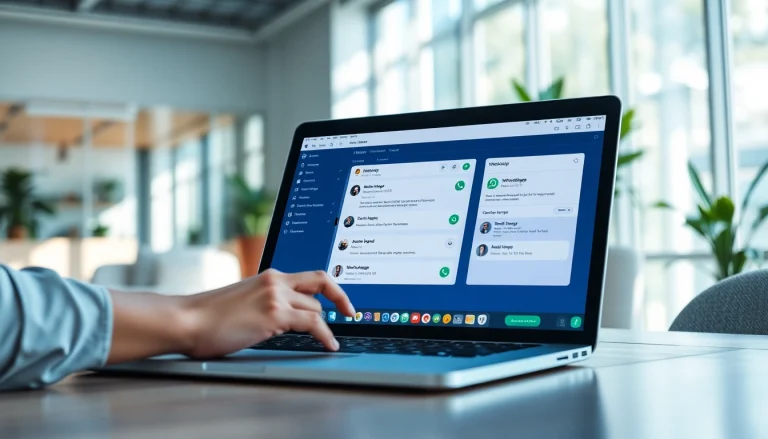 Understanding What is a CRM for WhatsApp through a professional software interface on a laptop.