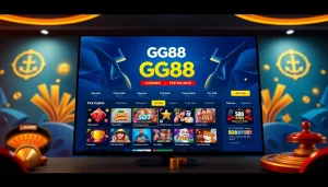 Engaging online casino interface of Trang chủ GG88 showing vibrant game offerings and promotions.