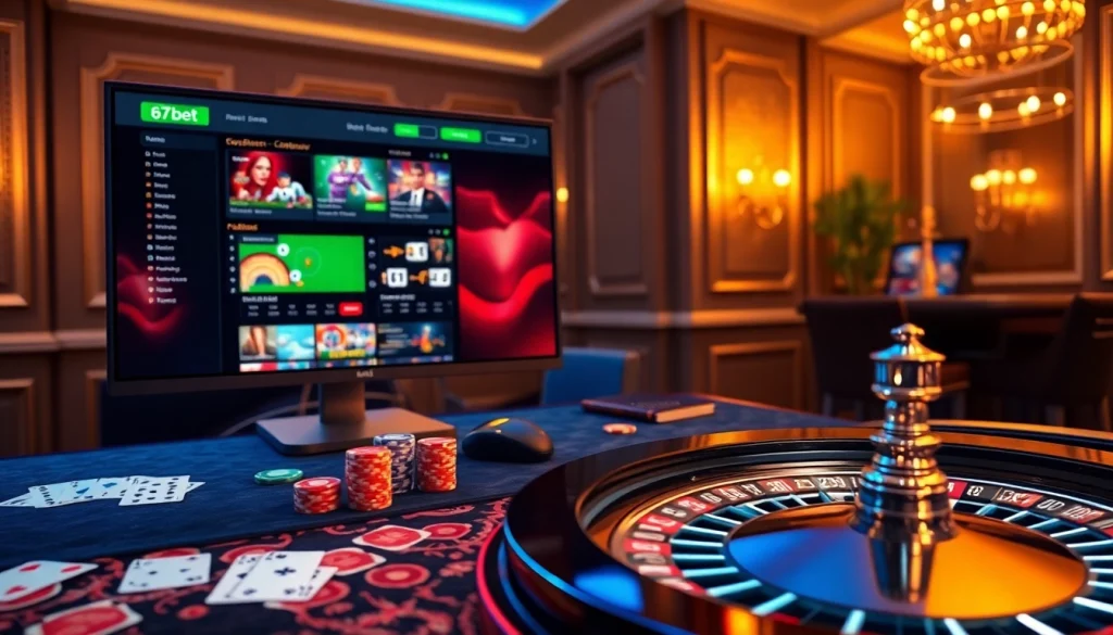Playing on the engaging 67bet platform with vibrant casino games.