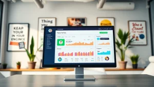 Engage with the TikTok SMM panel interface displaying analytics for social media growth.