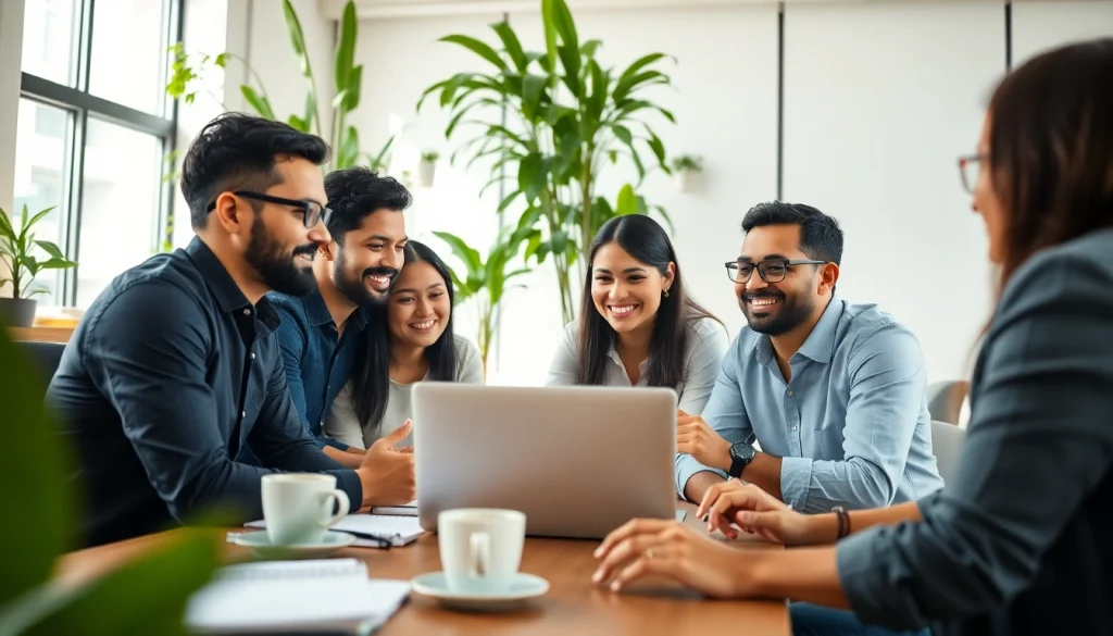 Innovative entrepreneurs collaborating in a coworking space representing startup kolkata.