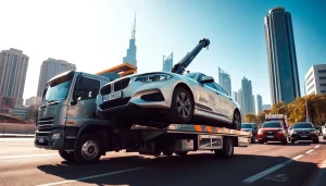 Get fast car recovery services at https://trtrecoveryuae.com with our professional truck in Dubai.
