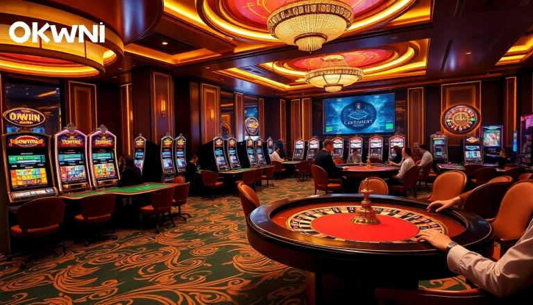 Experience the excitement of gambling at Trang Chủ OKWIN with vibrant games and immersive casino atmosphere.