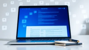 Convert WhatsApp chats to PDF with https://chattopdf.app, showcasing a professional digital workspace.