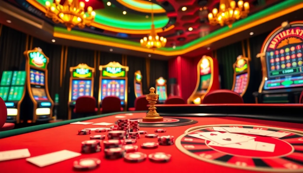 Enjoy thrilling gameplay onicplay with vibrant gambling elements like tables, slots, and roulette.