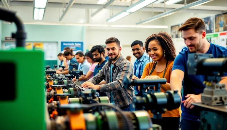 Students receiving practical training at Trade School Tennessee enhancing their skills in a vibrant environment.