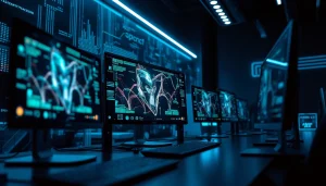 AI-driven content creation in the porn ai industry featuring modern technology.