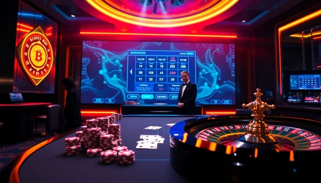 Players interacting with a professional casino table showcasing the hidden wiki dark web theme.