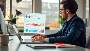 インスタグラムフォロワー買うを通じて増加するフォロワーのデータ分析の様子