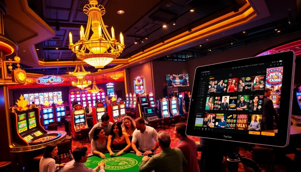 Experience the thrill of winning at topclub with luxurious casino games like poker and roulette.