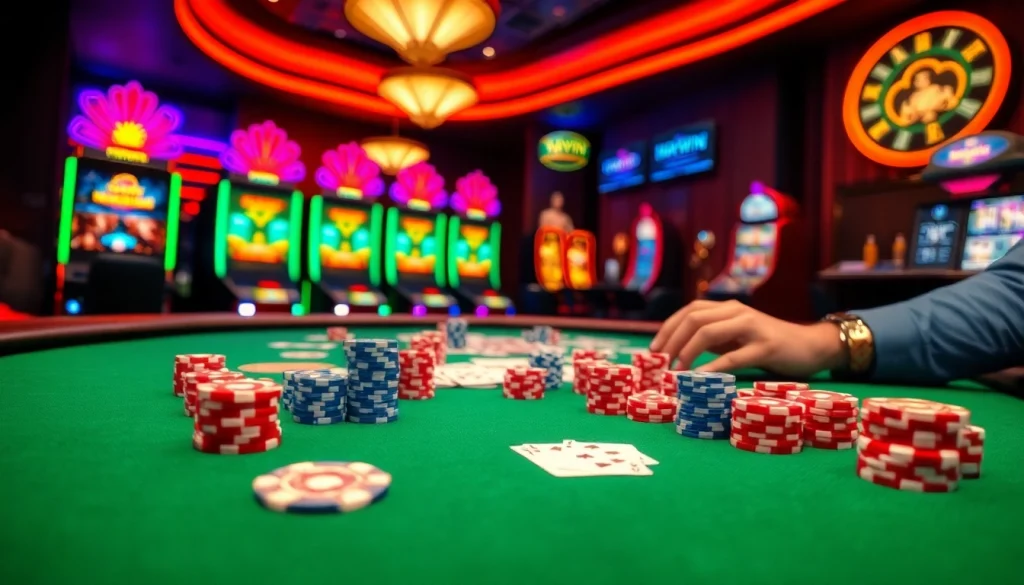 Haywin offers an immersive casino experience with dynamic poker gameplay and vibrant slot machines.