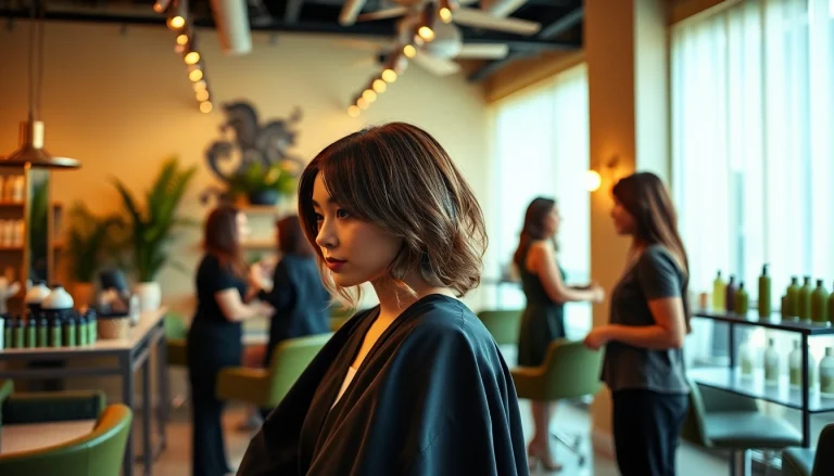 Experience the artistry of the best hair salon San Diego with skilled stylists showcasing precision haircuts in a welcoming atmosphere.