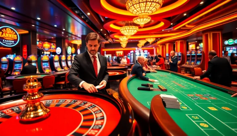 Experience the dynamic excitement of casino gaming at https://i5bet.it.com/ with vibrant poker tables and roulette wheels.