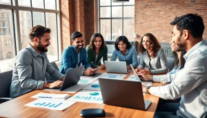 Engaged team analyzing strategies at https://www.pnmmedia.com for effective digital marketing.