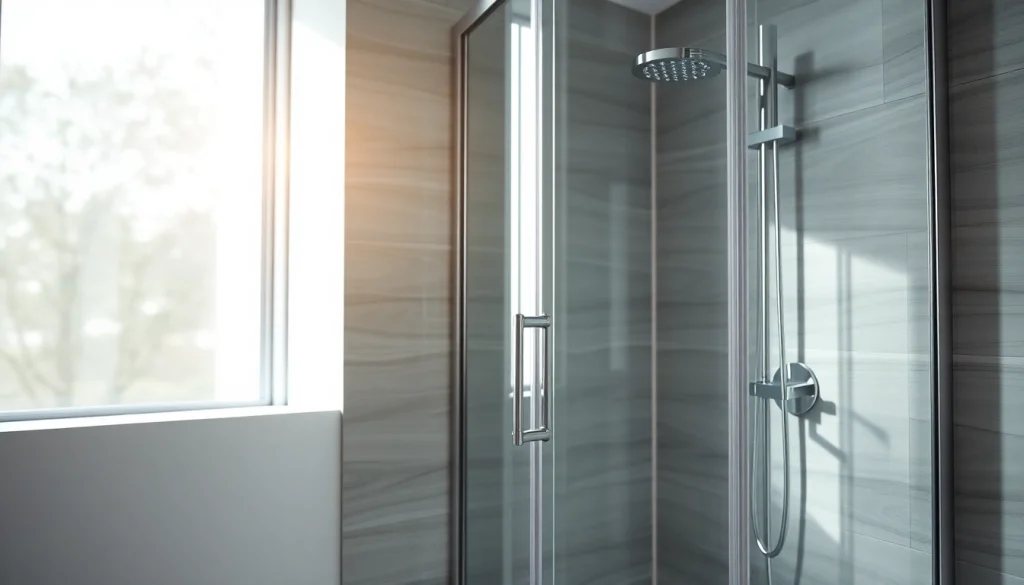 Erleben Sie die sonni Duschkabine 80x80 in einem modernen Badezimmer mit eleganten Designelementen und sanftem Licht.