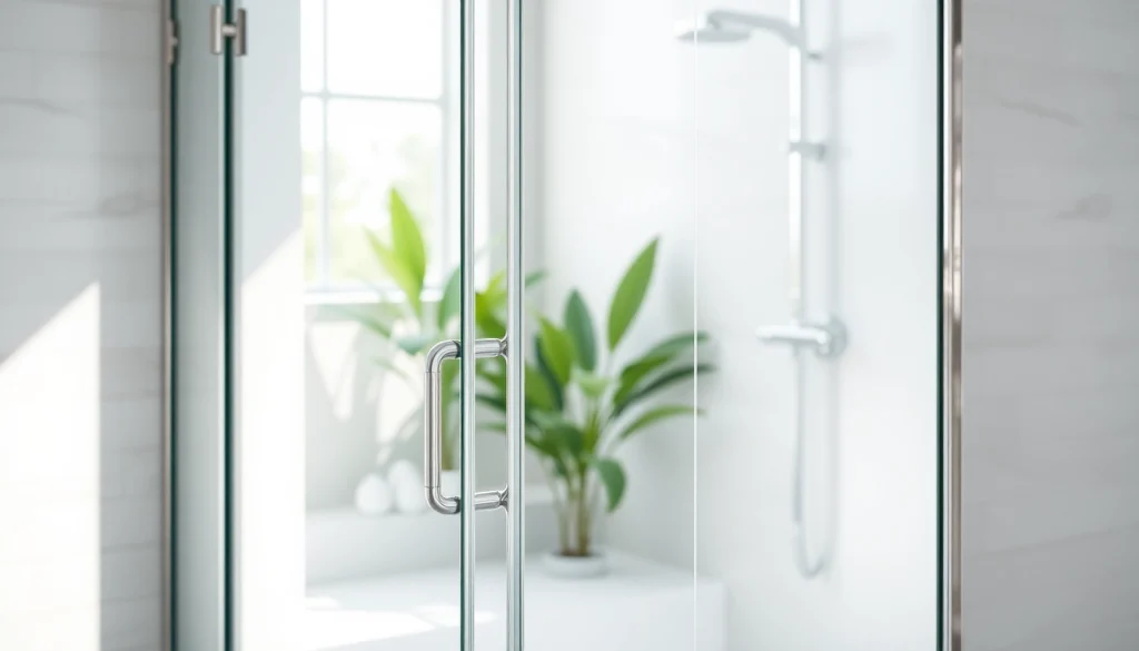 Elegant shower doors UK featured in a modern bathroom setting, showcasing stylish design.