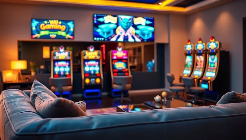 Memenangkan slot online yang menarik di ruang bermain yang modern.