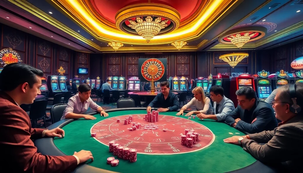 Rebahin enhancing the thrill of poker as players engage in exciting gameplay with colorful chips.