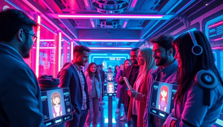 Engaging users interacting with character AI NSFW platform in a vibrant digital space.