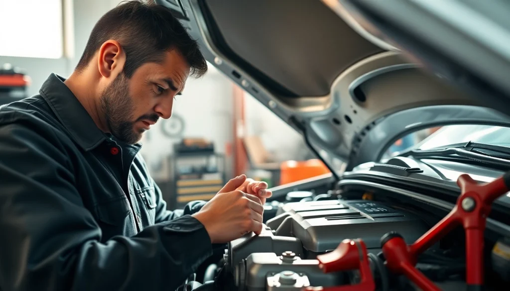 Understand what does an extended auto warranty cover and not cover with a mechanic inspecting a vehicle.