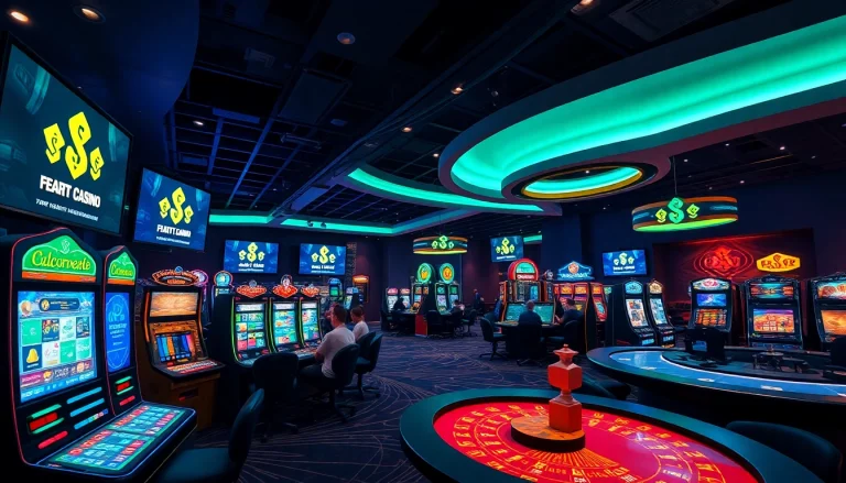 Vibrant scene of players enjoying the best crypto casinos with digital elements and fast transactions.