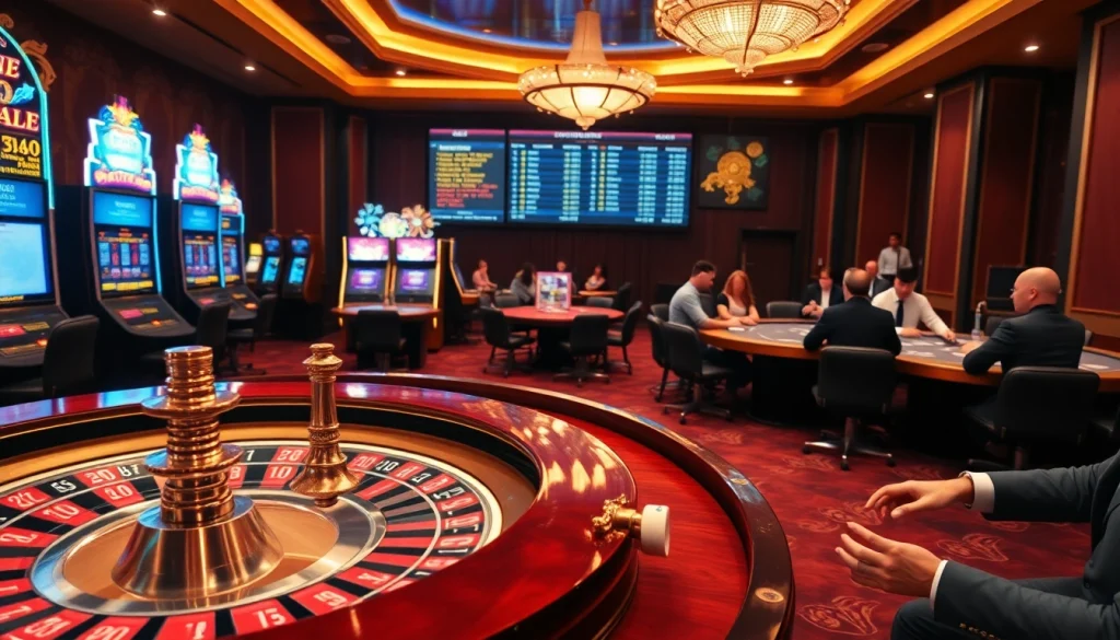 Join the thrilling action at LC88 with vibrant casino tables and exciting gaming options.