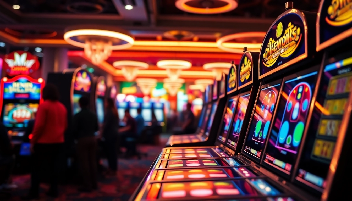 Menangkan jackpot situs slot gacor di mesin slot mewah dengan suasana kasino yang meriah.