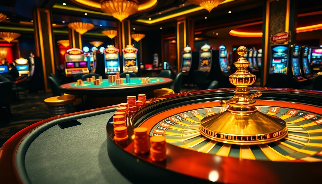 Players engaged in thrilling action at af88.com casino tables, highlighting luxury gambling experience.