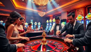 Vivez le frisson du meilleur casino en ligne avec une action de jeu dynamique aux tables de roulette et de poker.