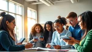 Iver Academy students participating in an interactive workshop emphasizing collaboration and innovation.