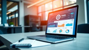 Explore the features of HubSpot CRM free in a professional office setting.