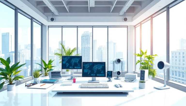 Brightet workspace showcasing innovative tools in a well-lit environment.