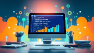 Showcasing seo meta tags on a computer screen in a professional workspace setting.