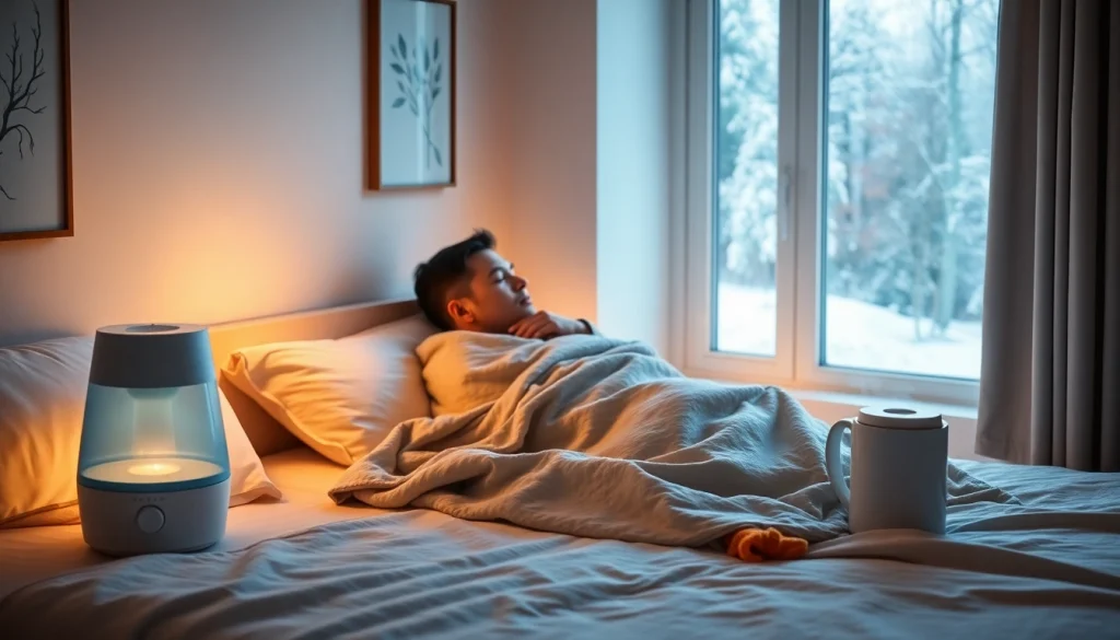 静かな寝室で風邪から素早く回復するための効果的な方法。