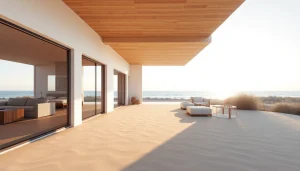 Experience the stunning design of the Orleans Cape home alongside the beach, highlighting modern architecture.