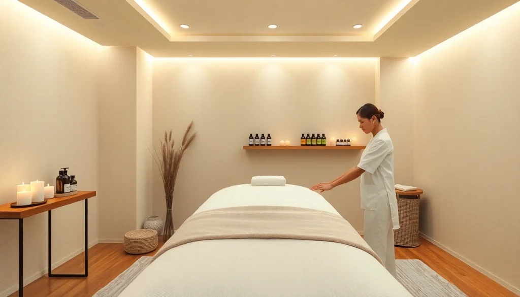 평화로운 분위기에서 대구마사지를 나타내는 진정한 마사지 치료 장면.