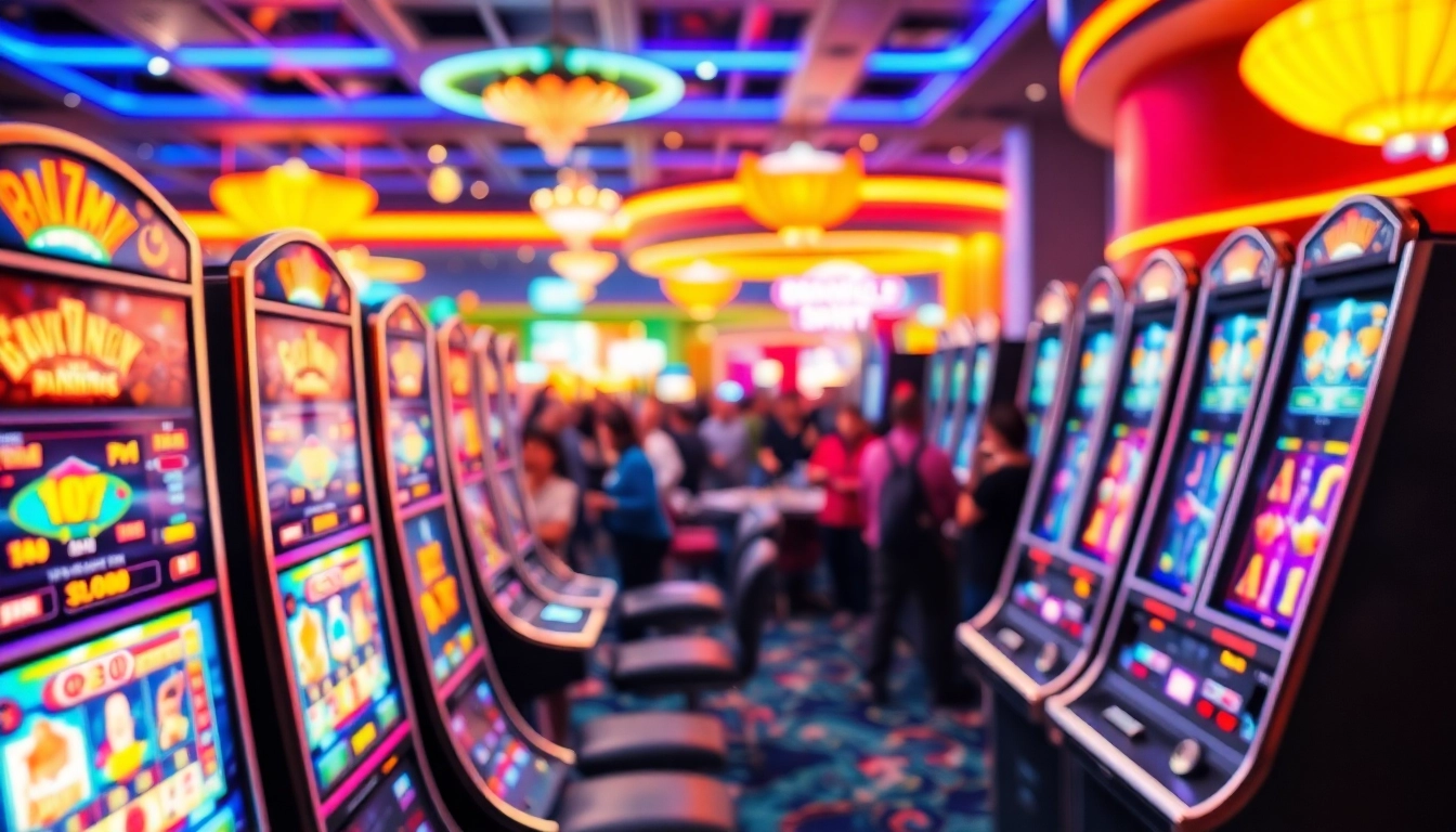Menghadapi tantangan slot online di casino, pemain berinteraksi sambil bersemangat.