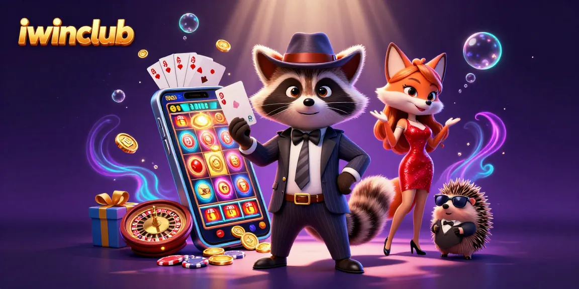 Win big with iwinclub's thrilling slot action featuring dynamic 3D characters.
