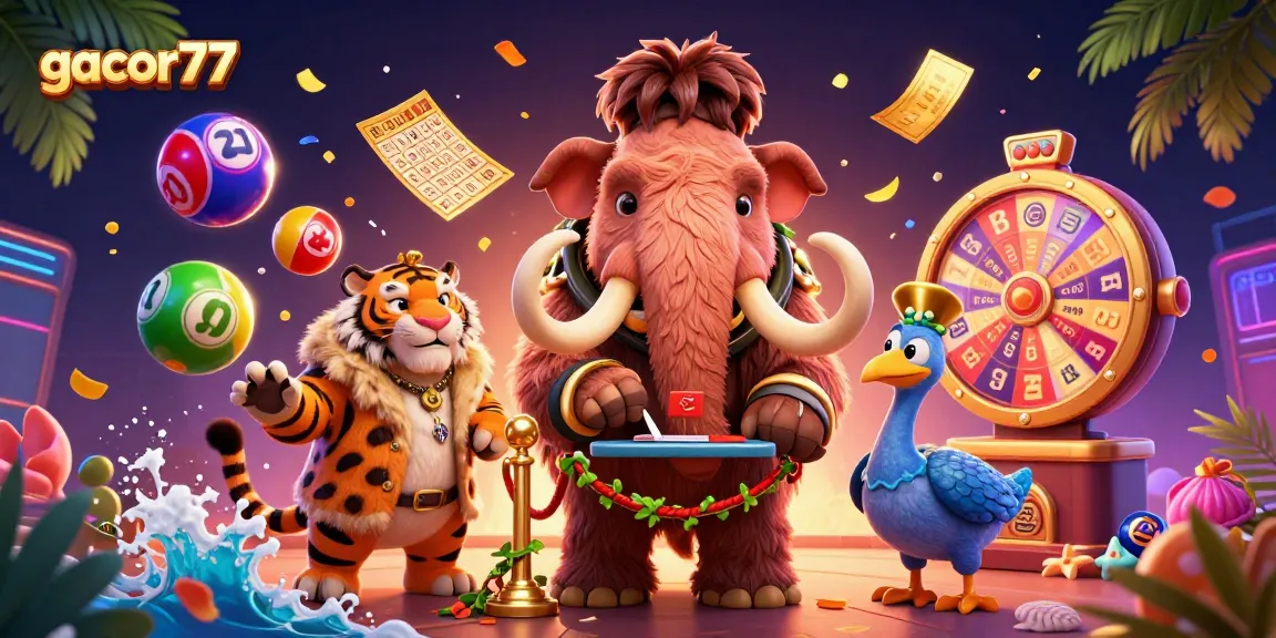 Gacor77 mengatur suasana keberuntungan dengan kasino, lotere, dan bingo yang meriah.