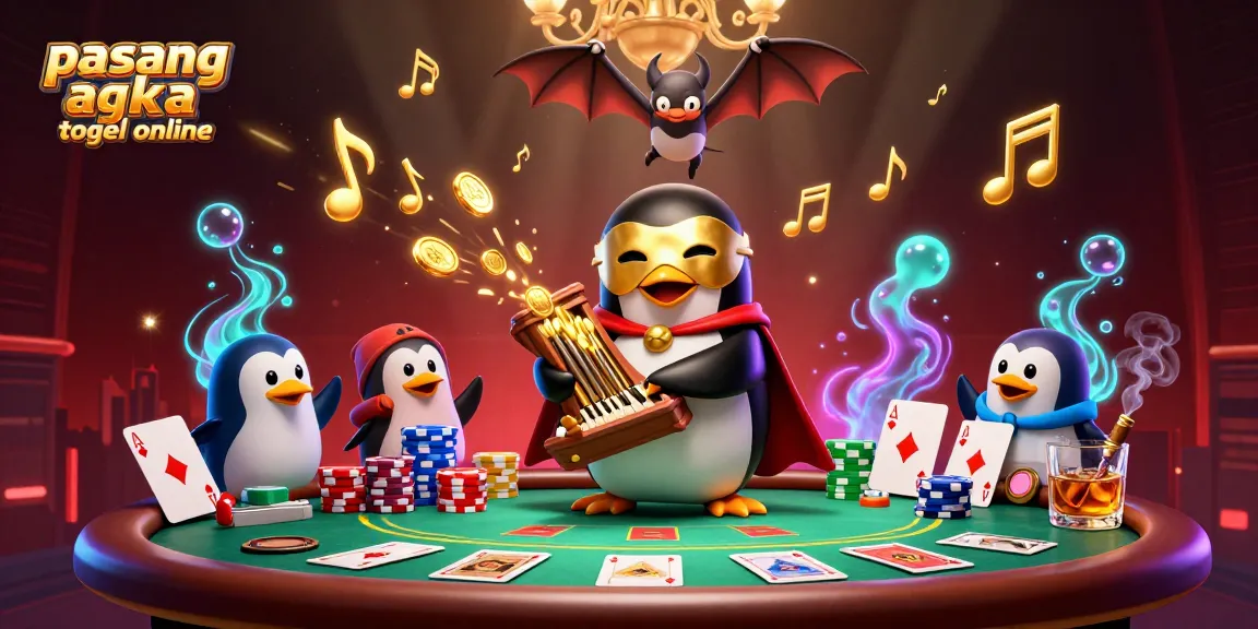Experience the thrill of pasang angka togel online in a playful 3D casino scene with dynamic characters and rich details.