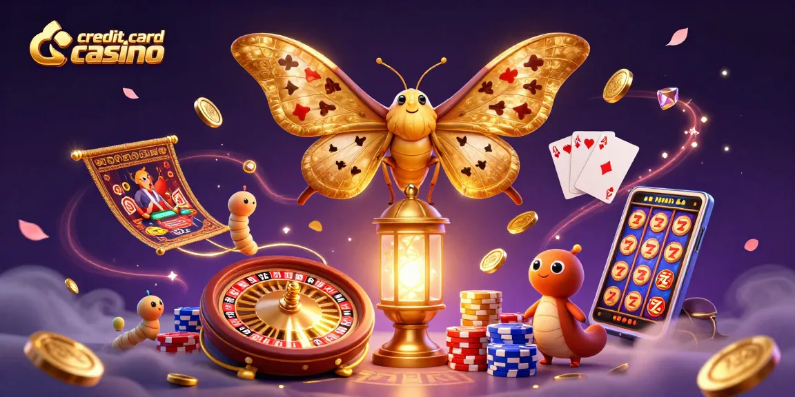 Experience the excitement of credit card casino gaming with a vibrant 3D illustration.